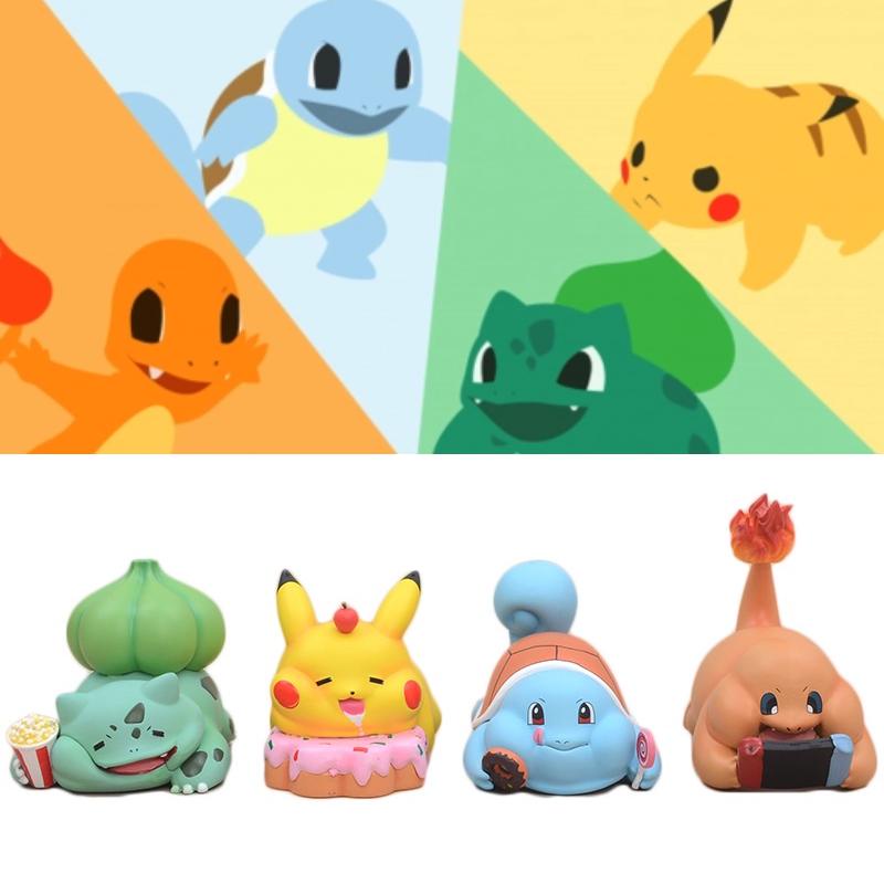 Figur Pet Berharga Pikachu Charmander Bulbasaur Dan Squirtle Hadiah Ideal Untuk Ulang Tahun Dan Wisuda