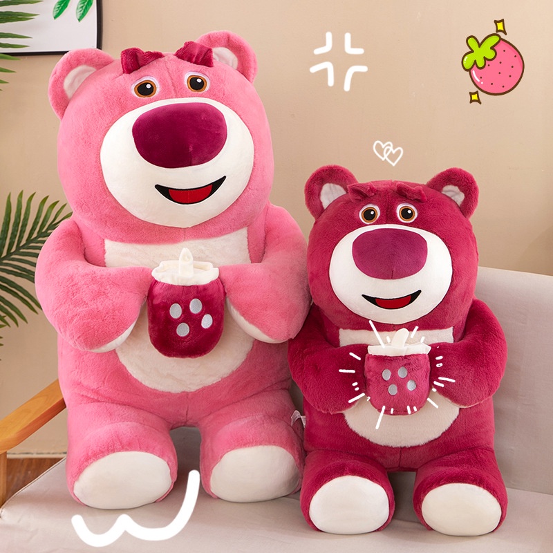 Bantal Strawberry Bear Manis Dan Imut Untuk Semua Usia