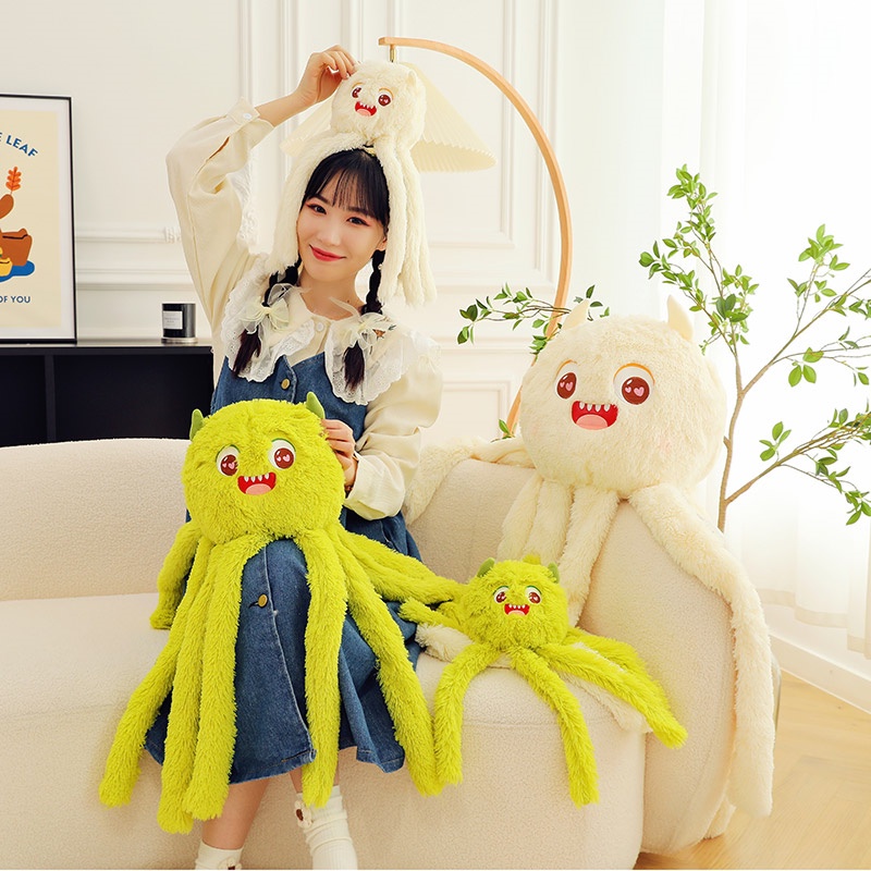 Boneka Plush Gurita Desain Berkualitas Tinggi Cocok Untuk Kolektor Dan Kipas