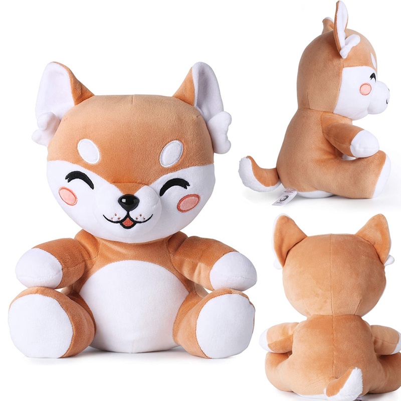 Adorable Corimori Akito De Shiba Inu Plush Lembut Dan Berbulu Corgi Fox