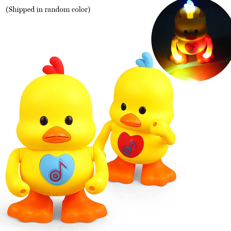 Mainan Bebek Warna Warni Dengan Fungsi Tari, Musik, Dan Lampu