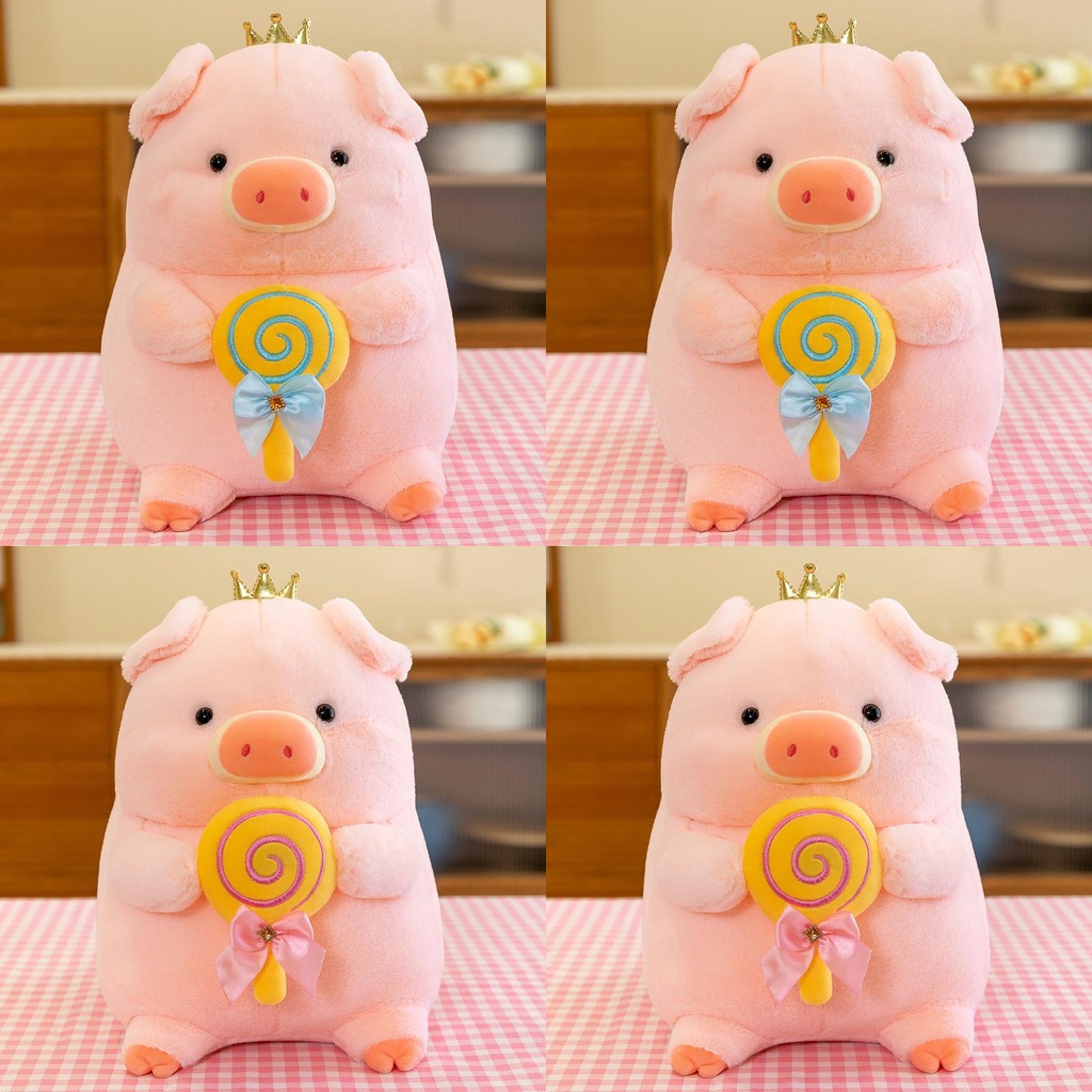 Sweet Pig Plushie Untuk Anak Berbahan Bulu Kelinci Premium Cocok Untuk Snuggling