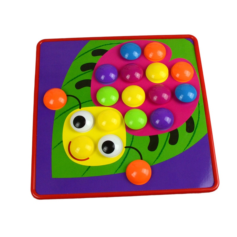 Game Puzzle Kuku Jamur Besar Isi 58pcs, Cocok Untuk Edukasi Paud Dan Bermain Interaktif