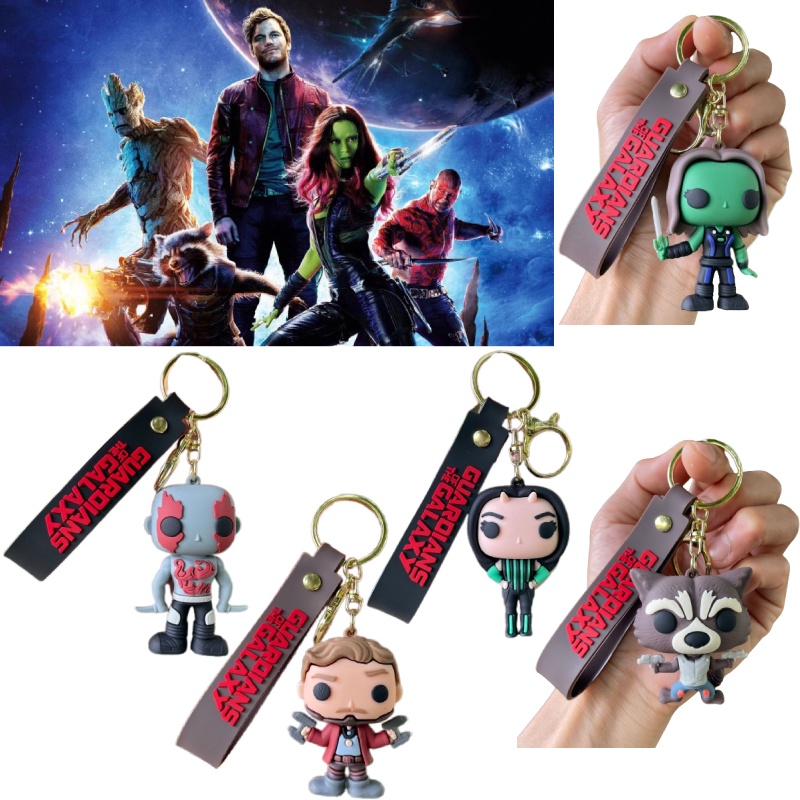 Yp429 Gantungan Kunci Galaxy Guardians Keren Key Ring Pendant Souvenir Hadiah