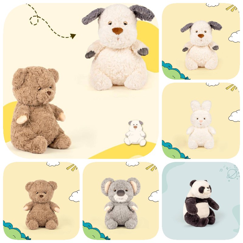 Cozy Lazy Dog Plush Stuffed Animal Boneka Beruang Kelinci Hadiah Gadis 75c