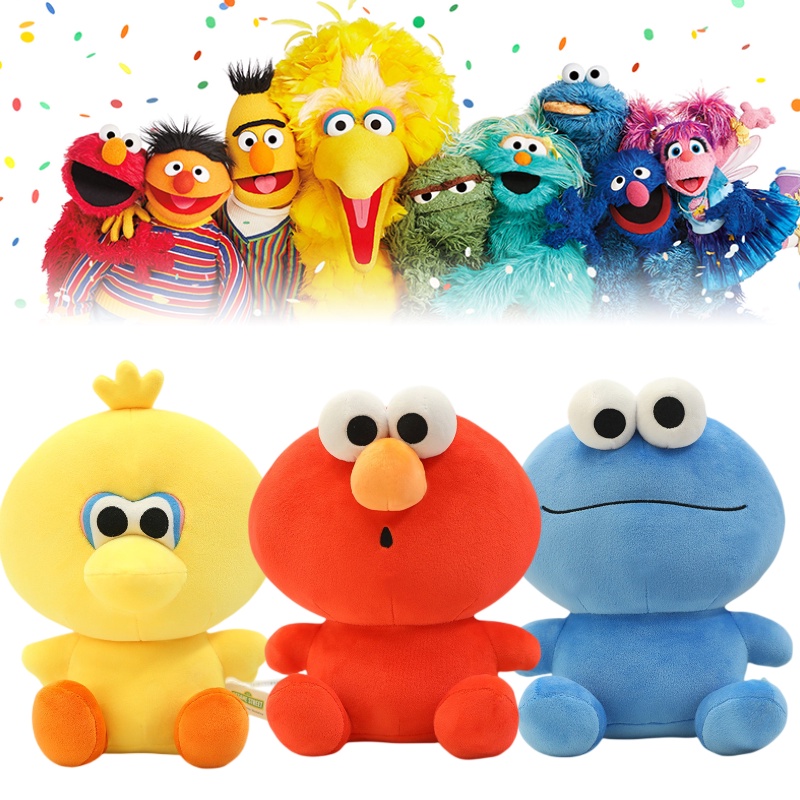 Mainan Kartun Sesame Street Warna Warni Dan Lucu Karakter Mewah