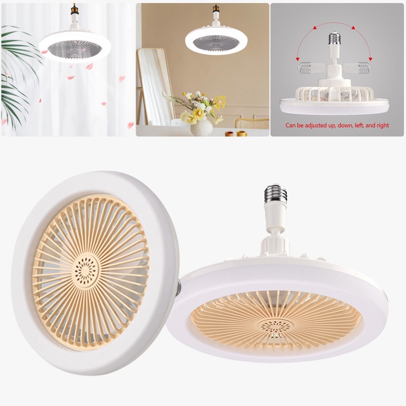 Kipas Angin Plafon 30W Dengan Lampu 2in1 Mini Light Fan Remote Control Fan Light Lamp Silent Cooling Fan Light