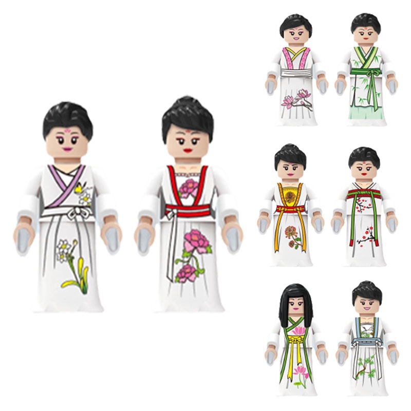 Baju Adat China Hanfu Dan Han Clothing Inspired Building Blocks