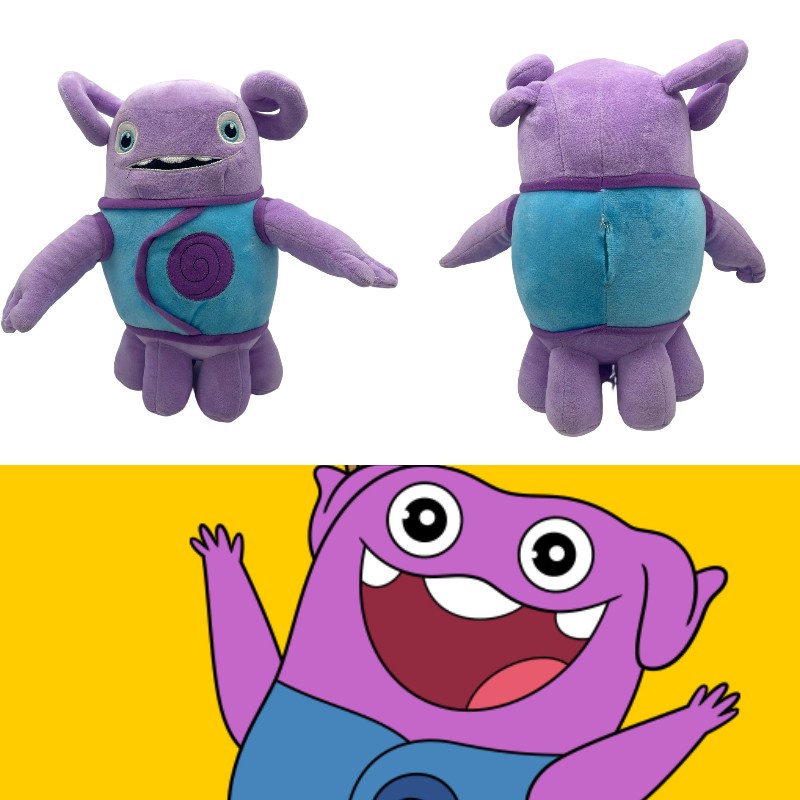 Adorable Oh Boov Plush From Dreamworks Home 11.8in Tall Cocok Untuk Anak Dan Kolektor