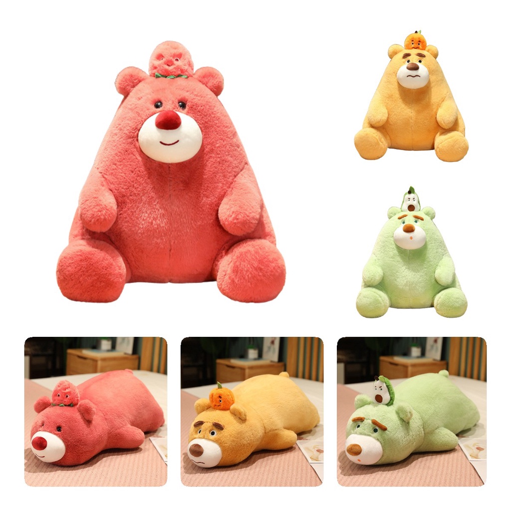 Buah Beruang Mainan Mewah Boneka Lempar Bantal Kreatif Boneka Hewan Bantal Hadiah