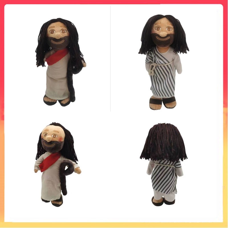 Jesus Walker Plush Doll Boneka Lembut Mainan Anak Hadiah Ulang Tahun Natal Decor