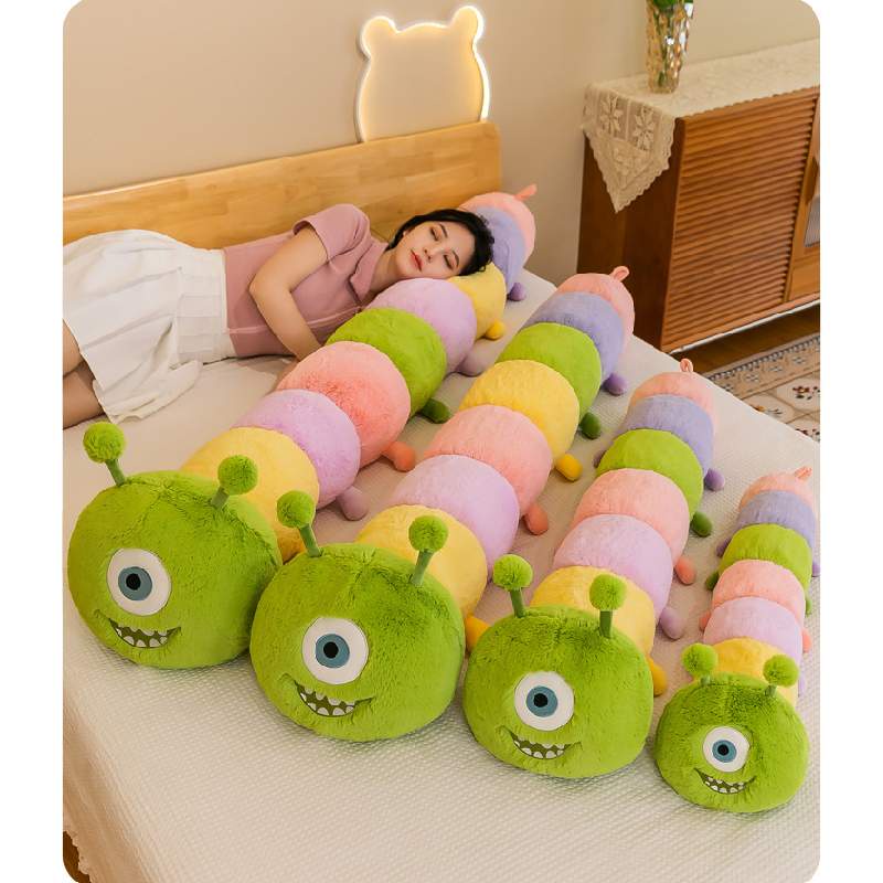 Mainan Boneka Plush Ulat Huggable Lembut Dan Monster Untuk Kenyamanan