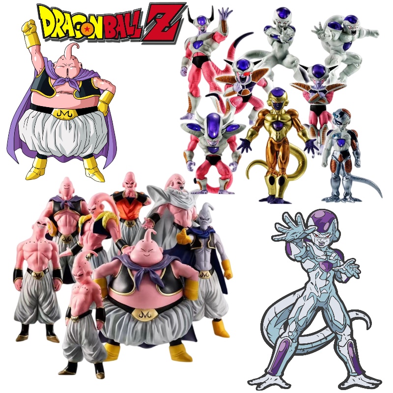 Patung Pvc Dragon Ball Z Warna Warni Majin Buu, Frieza Dan Lainnya 8buah/set