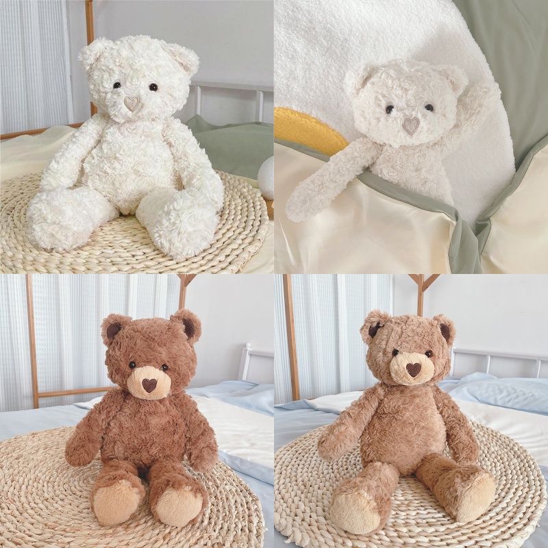 Boneka Beruang Fluffy Menawan Dengan Tiga Warna Menggemaskan Ideal Untuk Hadiah Ulang Tahun