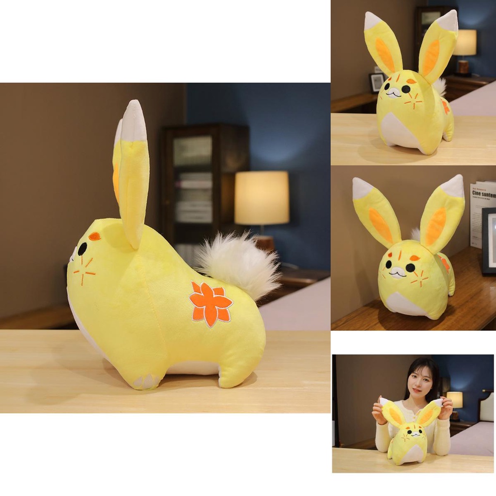 Genshin Impact Plush Toys Yaoyao Rabbit Pillow Bantal Dekorasi – Ide Hadiah Ulang Tahun Terbaik