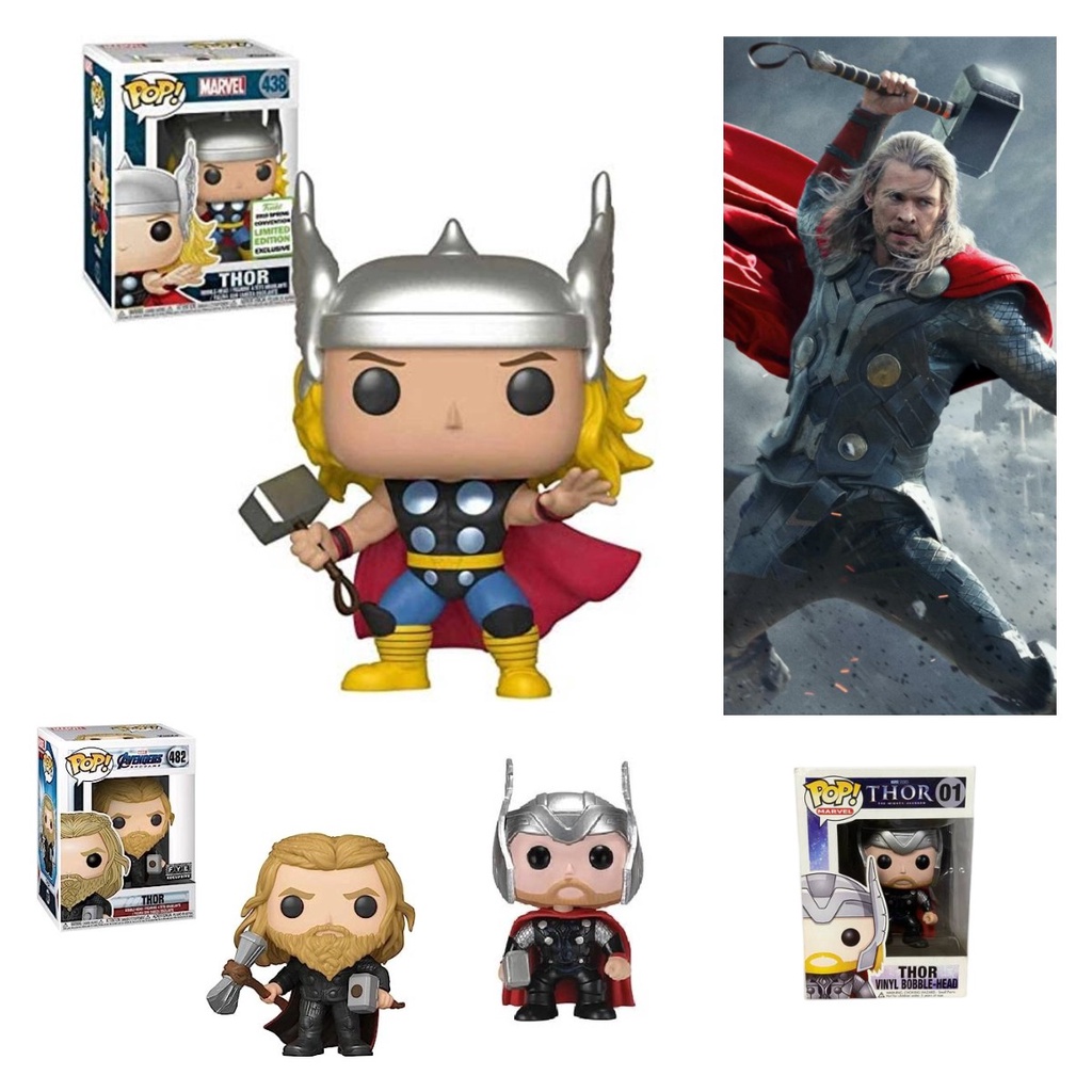 Koleksi Pvc Marvel Thor God Of Thunder Kerajinan Tangan 9cm