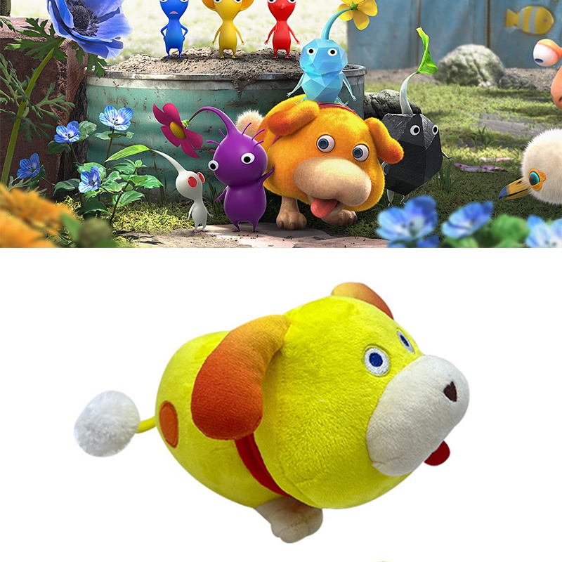 Mainan Plush Anjing Luar Angkasa Pikmin Oatchi Menggemaskan Untuk Remaja Boneka Binatang Lembut Dan Cuddly