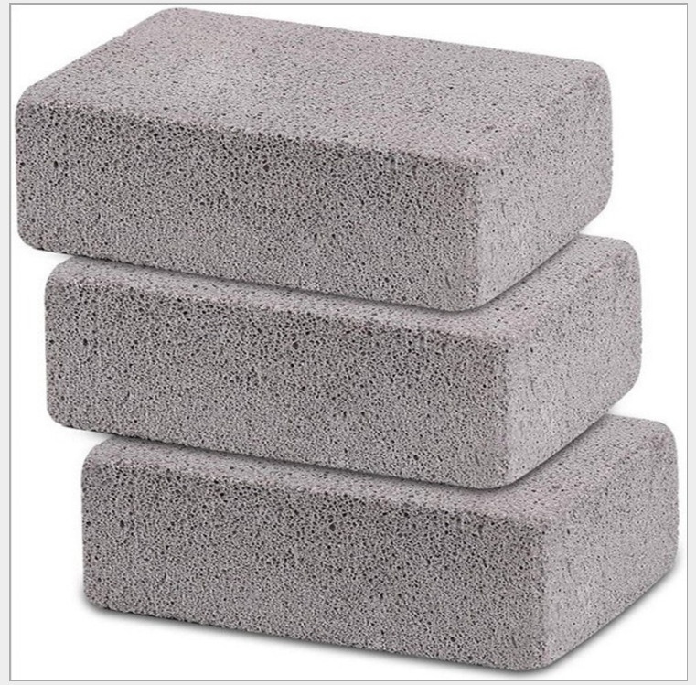 Sikat Pembersih Panggangan BBQ Brick Block Pot Brush Barbecue Cleaning Stone Pumice Brick Untuk Rak Barbekyu Alat Dapur Luar Ruangan