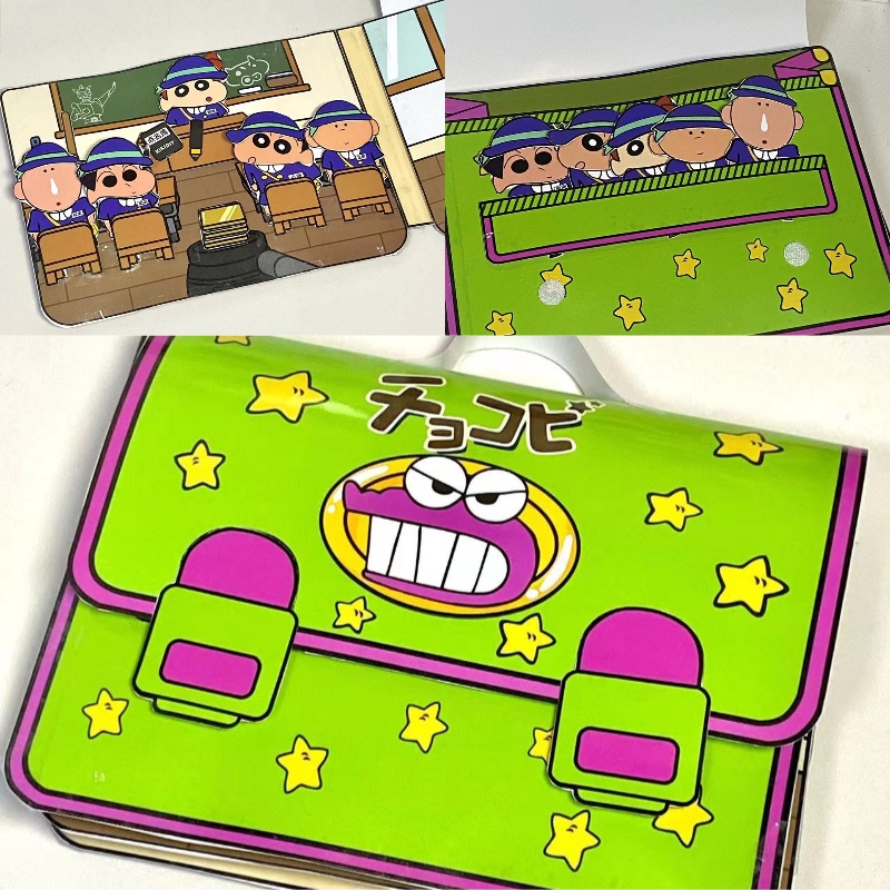 Buku Handmade Sekolah Diy Lucu Dan Menyenangkan Dengan Tema Crayon Shinchan