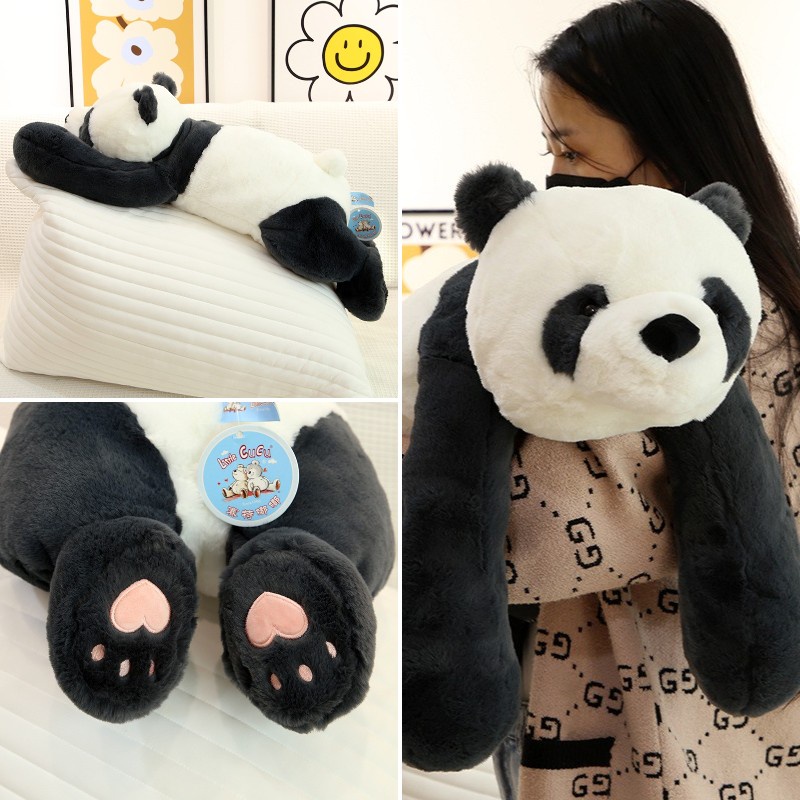 Mainan Boneka Panda Lembut Dan Cuddly Dengan Plush Pendek Ultra Soft