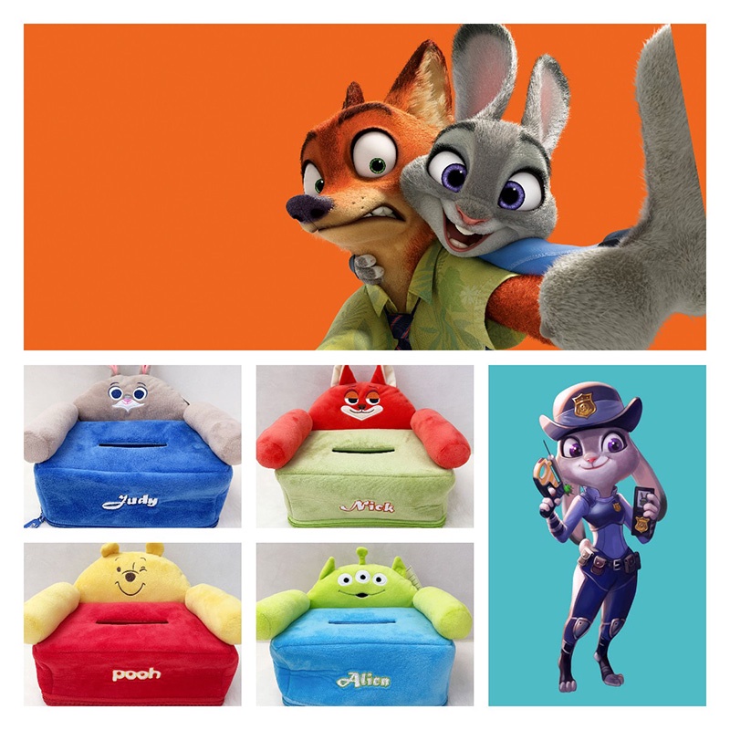 Tempat Kotak Tissue Plush Toy Story Alien Lucu Untuk Remaja