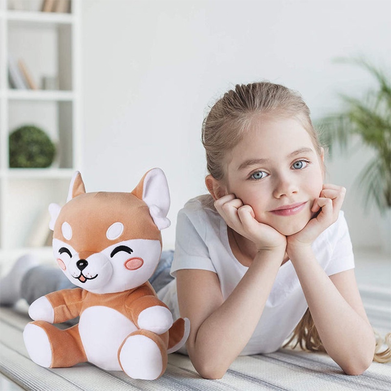 Adorable Corimori Akito De Shiba Inu Plush Lembut Dan Berbulu Corgi Fox