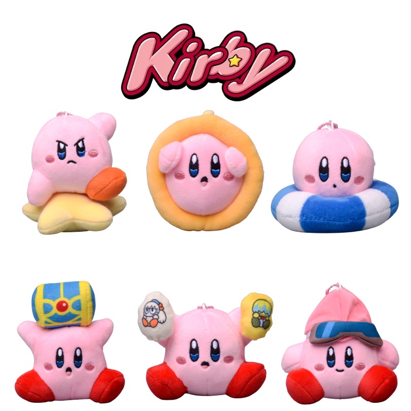 High-quality Kirby Plush Keychain Dibuat Dengan Bahan Plush Pendek Super Lembut Dan Cocok Untuk Kolektor Atau Sebagai Hadiah