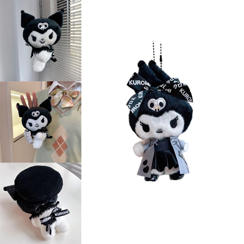 Hadiah Liontin Gantungan Kunci Boneka Mainan Mewah Sanrio Kuromi Lucu Untuk Anak