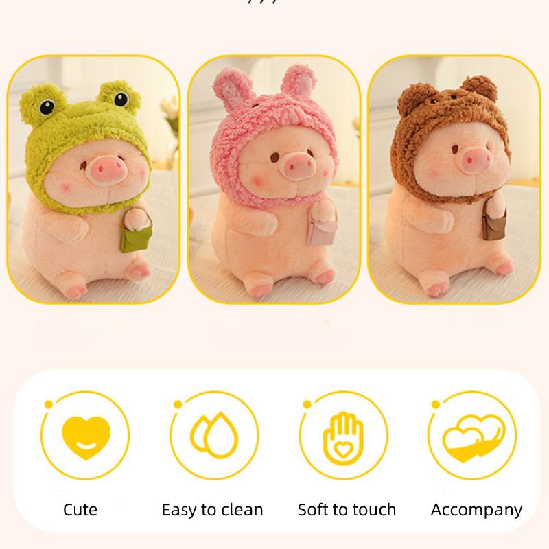 Lulu Pig Plush Toy-a Pendamping Hebat Untuk Anak-Anak-Lembut Dan Nyaman