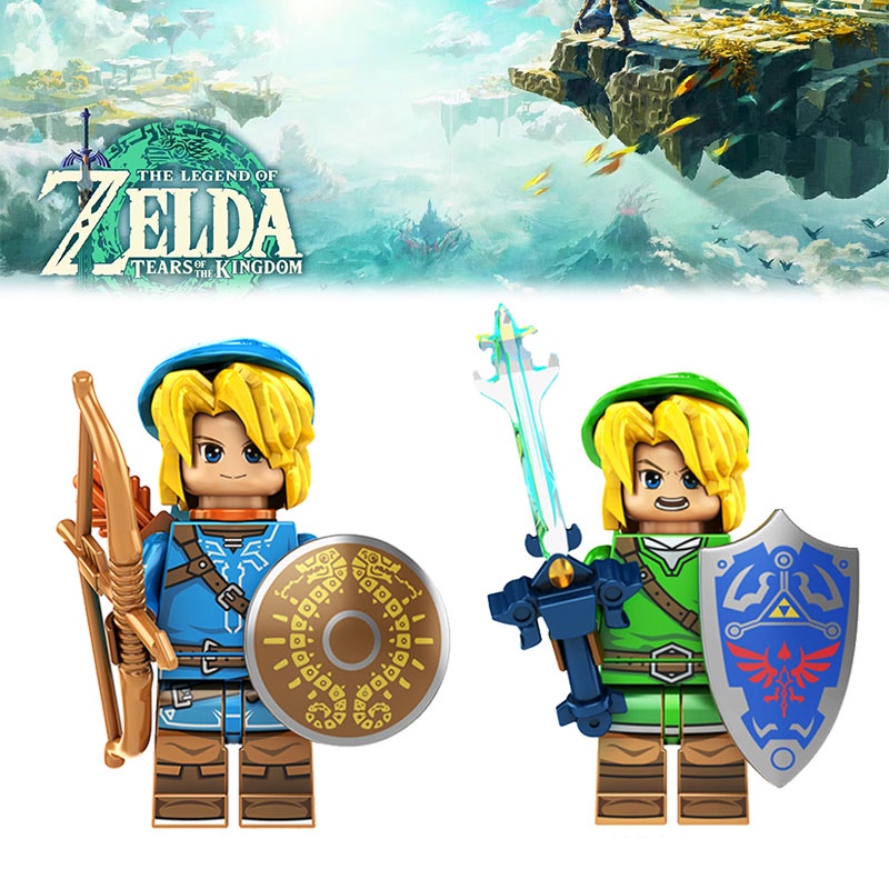 Build Own Your Link 7-10 Buah Balok Plastik Legend Of Zelda