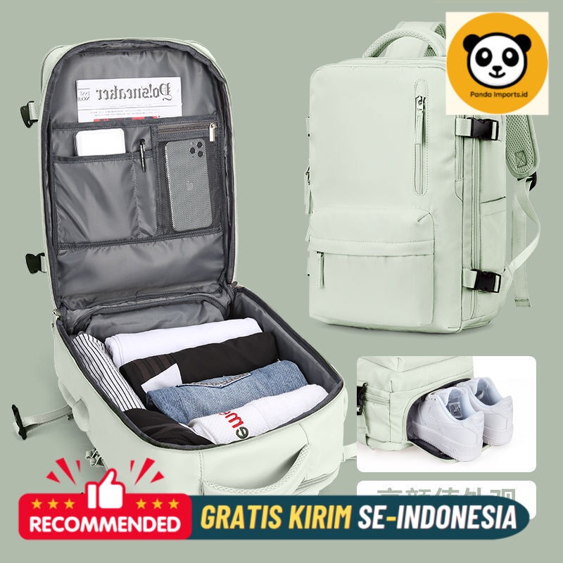 Tas Ransel Wanita Premium Bekas bagasi perjalanan Bekas bagasi perjalanan Wanita pergi dalam perjala