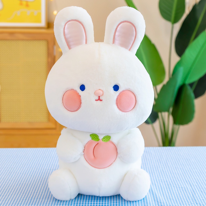 25 /40/65cm Buah Kelinci Plush Boneka Bantal Lembut Boneka Peluk Mainan Anak Hadiah Menghias