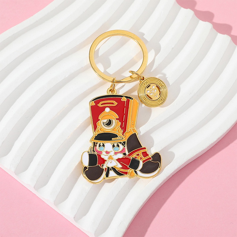 Honkai: Gantungan Kunci Pom-Pom Rel Bintang Liontin Keyring Hadiah Hiasan Kipas