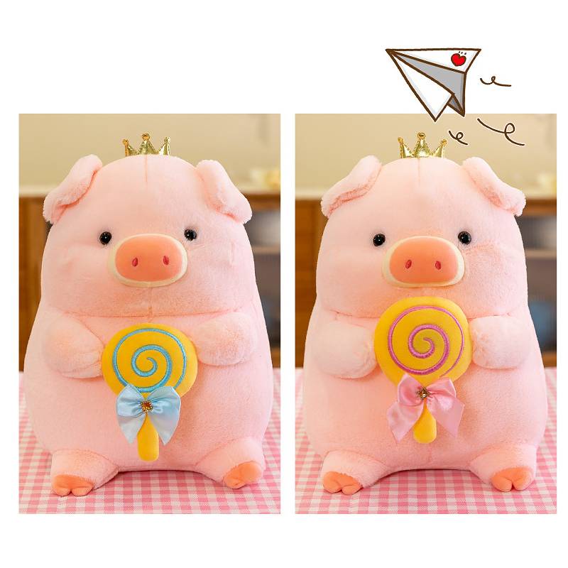 Sweet Pig Plushie Untuk Anak Berbahan Bulu Kelinci Premium Cocok Untuk Snuggling