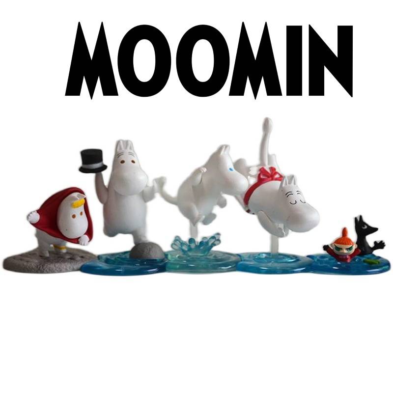 Figura Mu Ming Menggemaskan Untuk Pajangan Atau Koleksi Set Isi 5, Tinggi 2-4cm