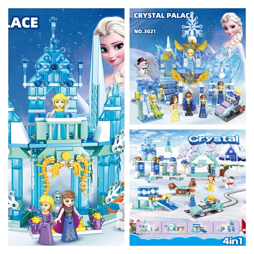 Ice Castle Elsa Puzzle Anak Perempuan