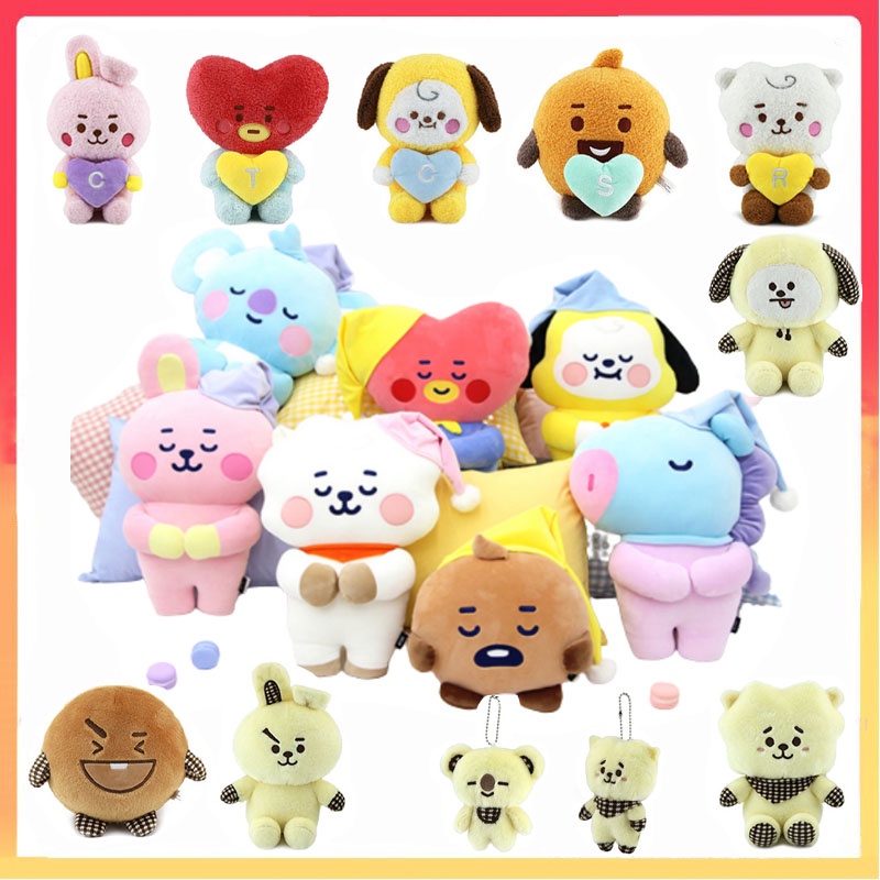 40cm Bt21 Mainan Mewah BTS Idol Combo Hewan Kartun Bantal Dream Of Baby Aksesoris