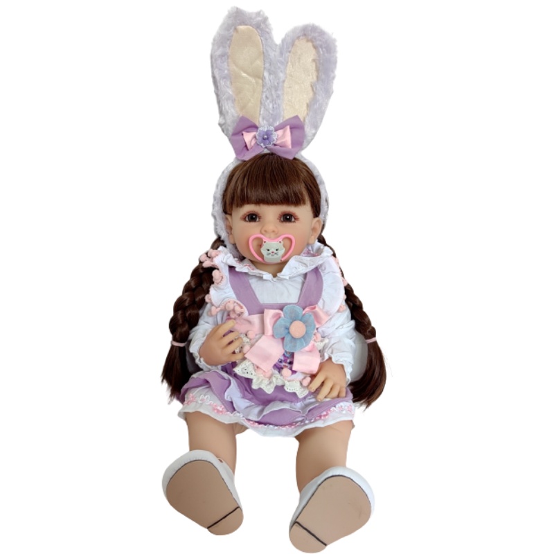 Baby Doll Full Body 55cm Lucu Dan Realistis Bahan Lembut Dan Lentur