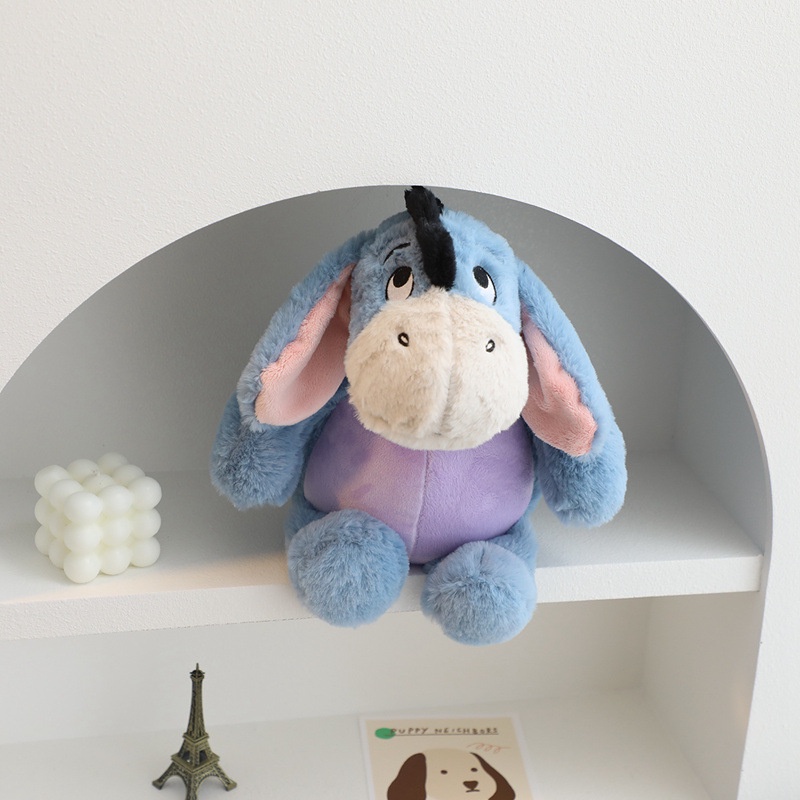 11.8in Disney Eeyore Donkey Mainan Mewah Boneka Boneka Hadiah Dekorasi Rumah Lempar Bantal