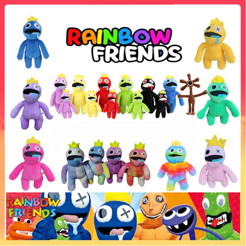 Roblox Rainbow Friends Plush Toy Boneka Boneka Lembut Hewan Hadiah Anak