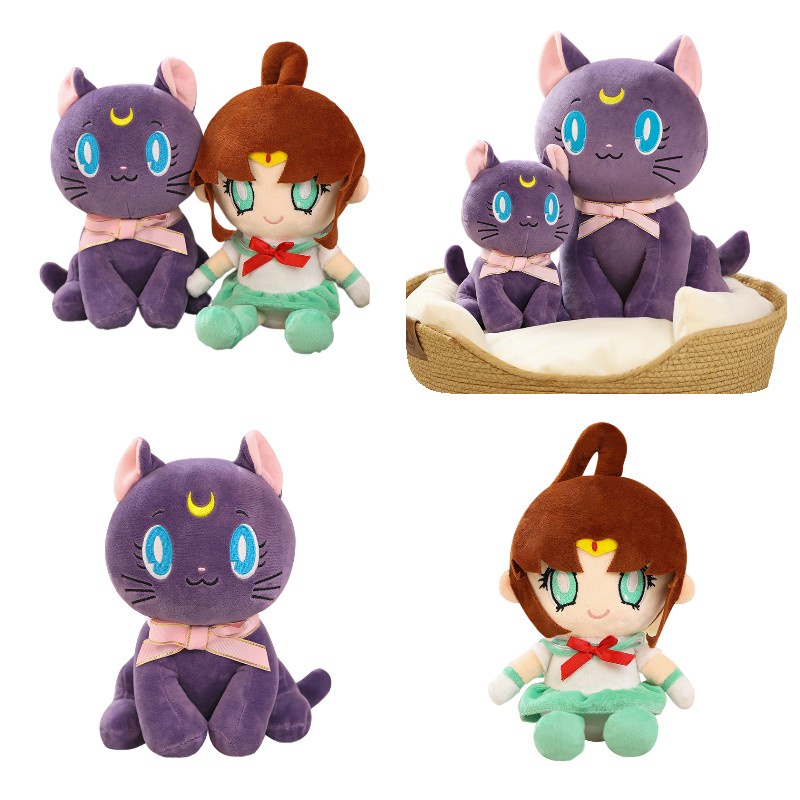 60 Cm/40 Cm/25 cm Sailor Moon MakotoKino Luna Kucing Boneka Boneka Bantal Mainan Cushion Decor