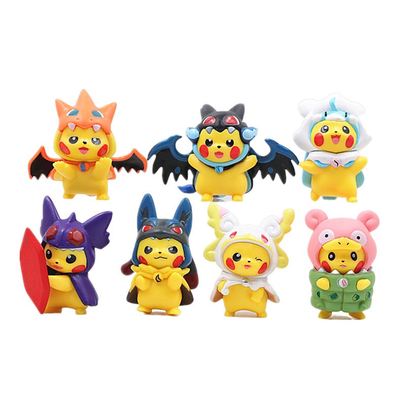 Figure Lovely Pikachu Dalam Kostum Untuk Pajangan Dan Koleksi