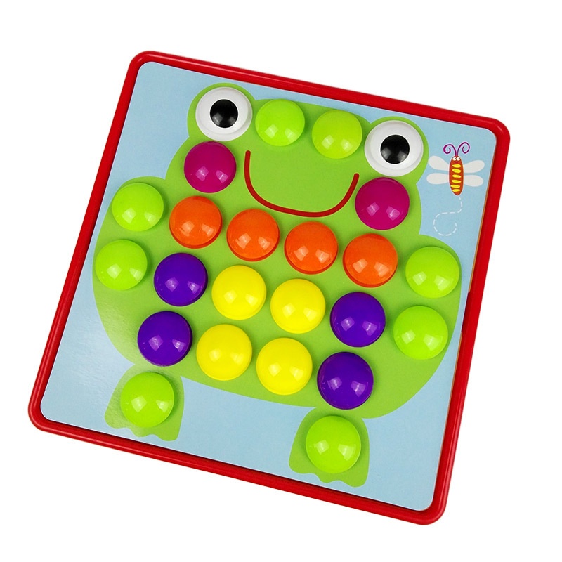 Game Puzzle Kuku Jamur Besar Isi 58pcs, Cocok Untuk Edukasi Paud Dan Bermain Interaktif