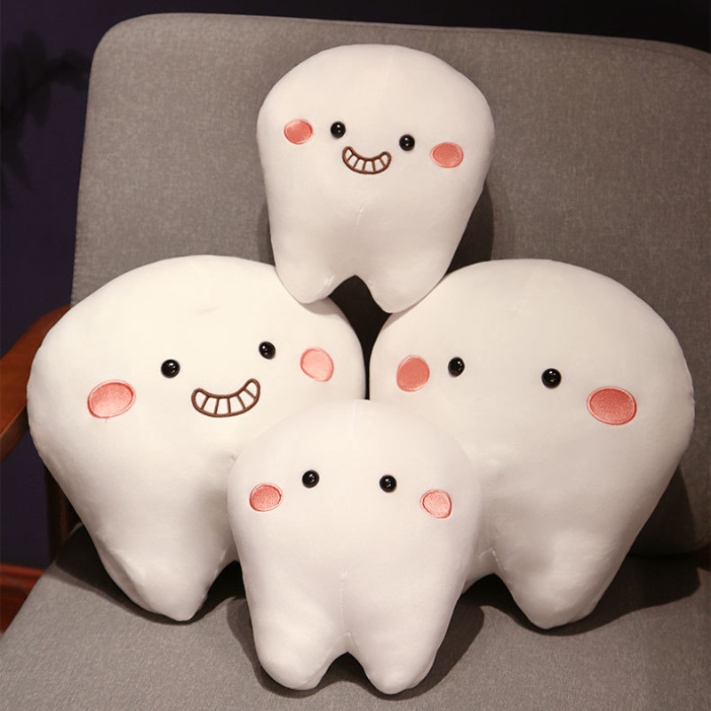Mainan Plush Gigi Buatan Tangan, Lucu Dan Tahan Lama Untuk Pemakaian Sehari-Hari Atau Koleksi