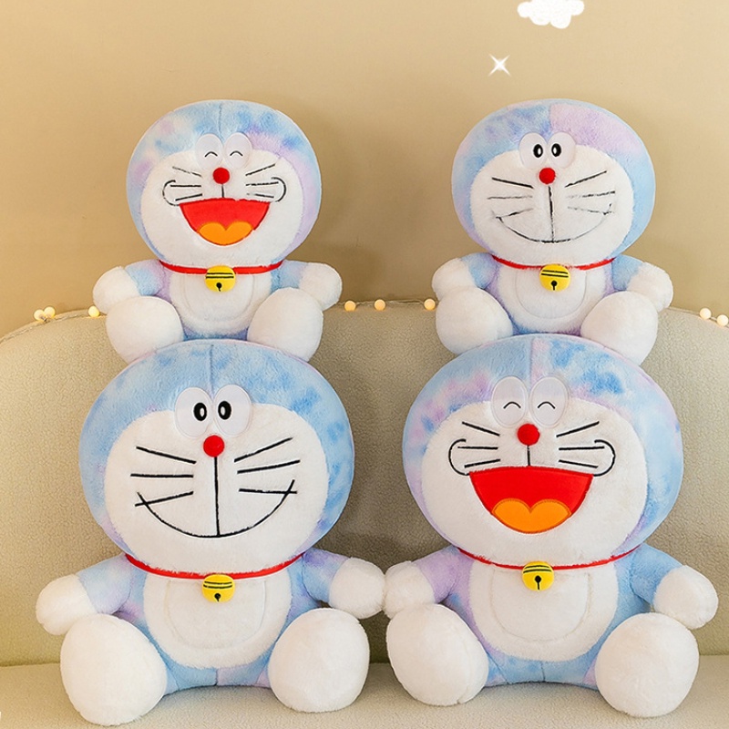 Kucing Doraemon Dan Ding Dong Plushie Warna Tersenyum Dan Tawa Cocok Untuk Anak-Anak Dan Kolektor