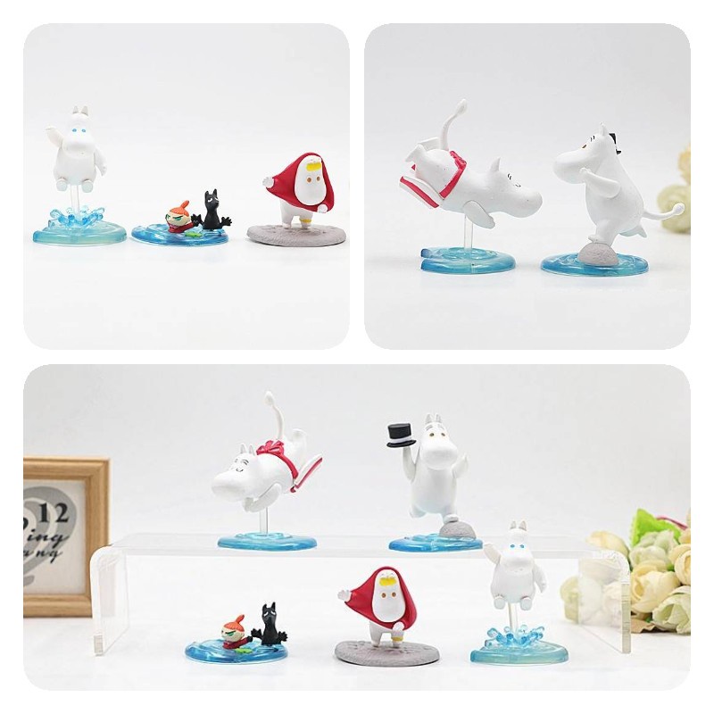 Figura Mu Ming Menggemaskan Untuk Pajangan Atau Koleksi Set Isi 5, Tinggi 2-4cm