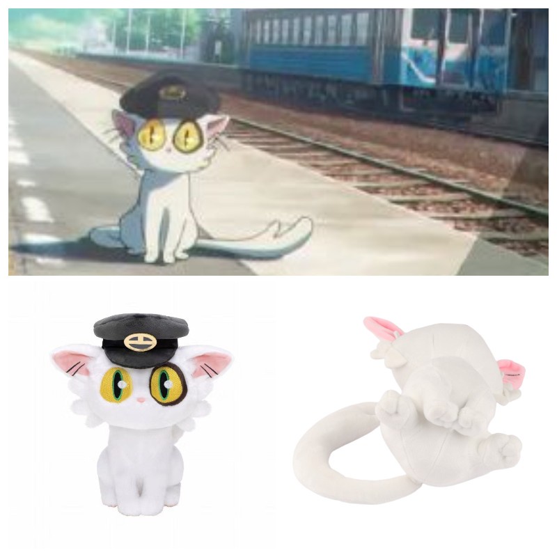 Kucing Mainan Plush Dengan Topi Menggemaskan Ideal Untuk Waktu Bermain Dan Dekorasi