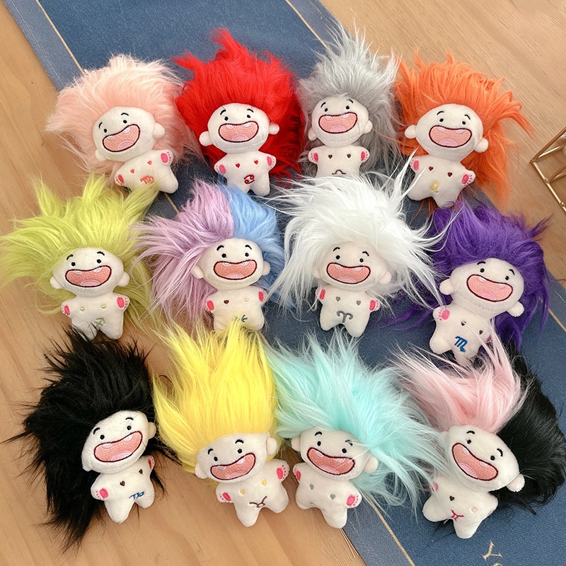 Boneka Plush Telanjang 10cm Dengan Gigi Yang Hilang Untuk Hiburan