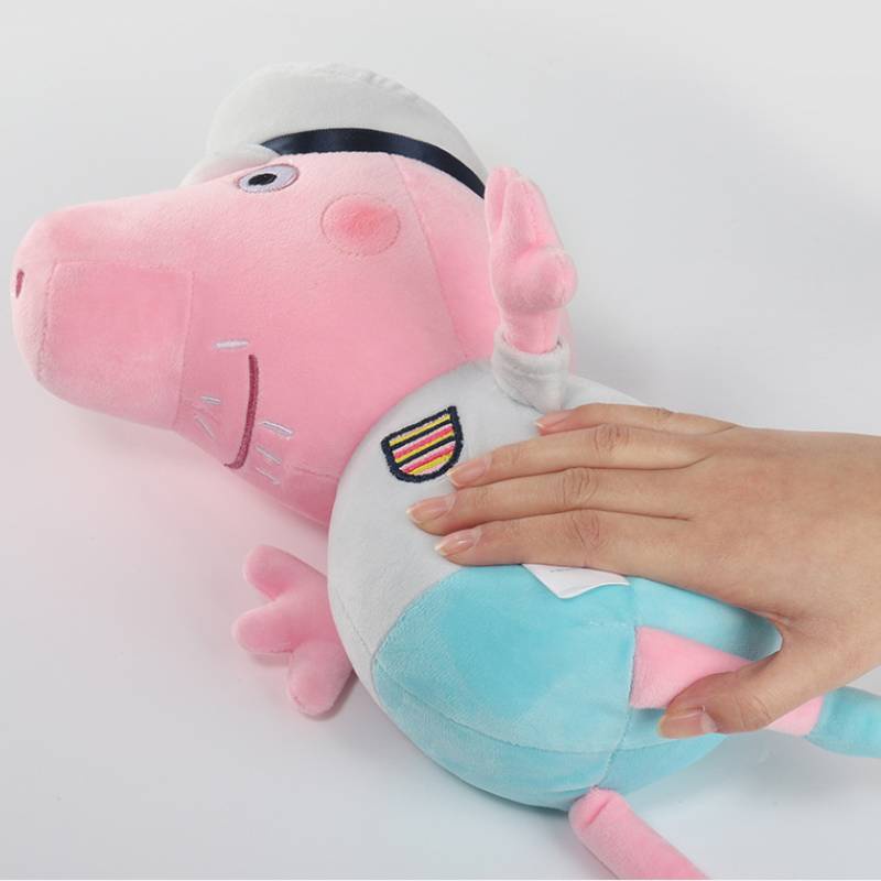 30cm/25cm Kartun Peppa Babi Kakek Nenek Mainan Mewah Boneka Boneka Anak Hadiah Deocr