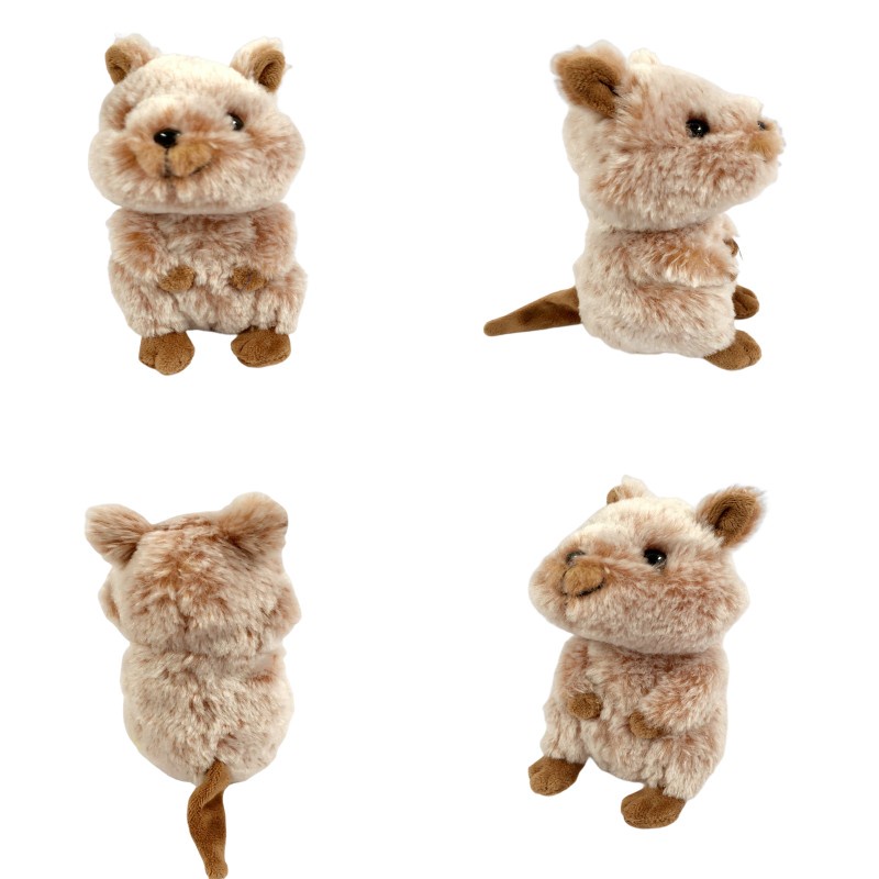 Mainan Quokka Plushie Super Lembut Dan Dapat Di Peluk Dimensi 7.9*3.9*3.1in